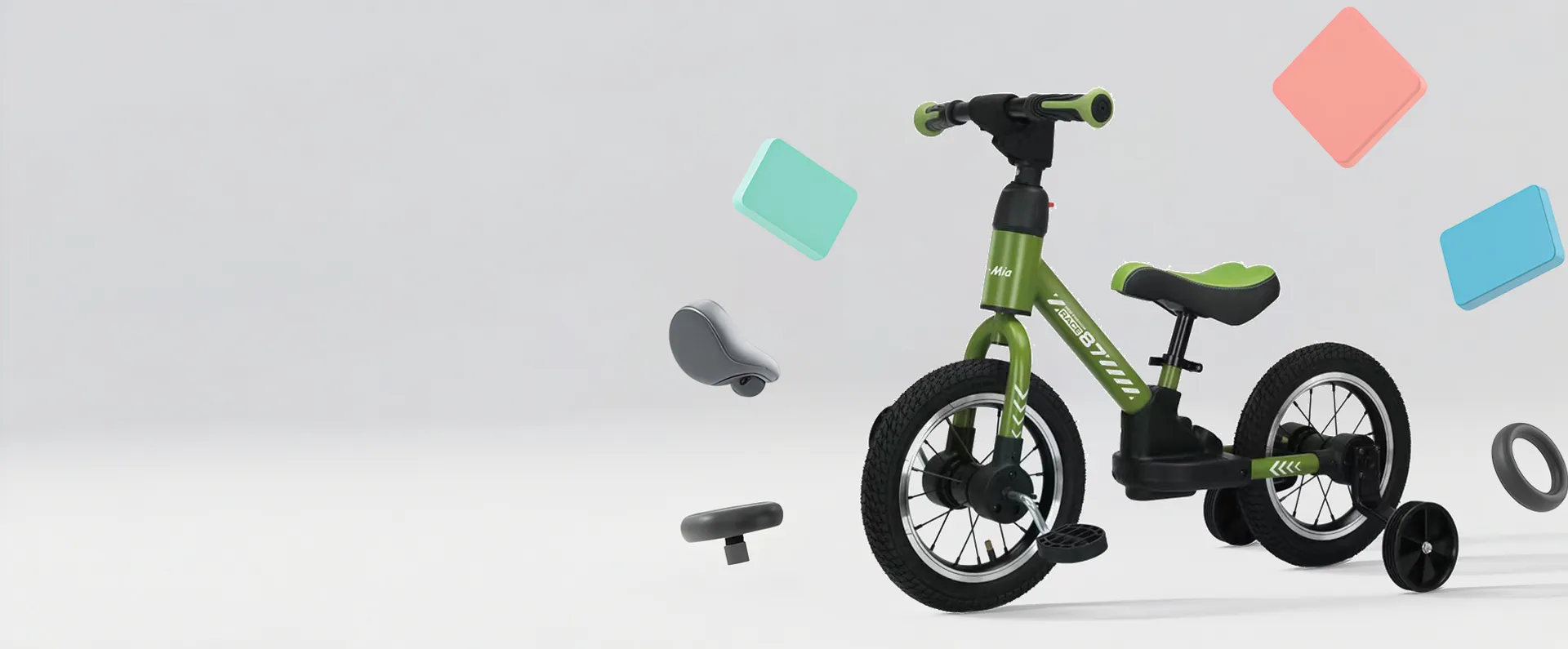 Video of JL-106 Carbon Steel Balance Bike