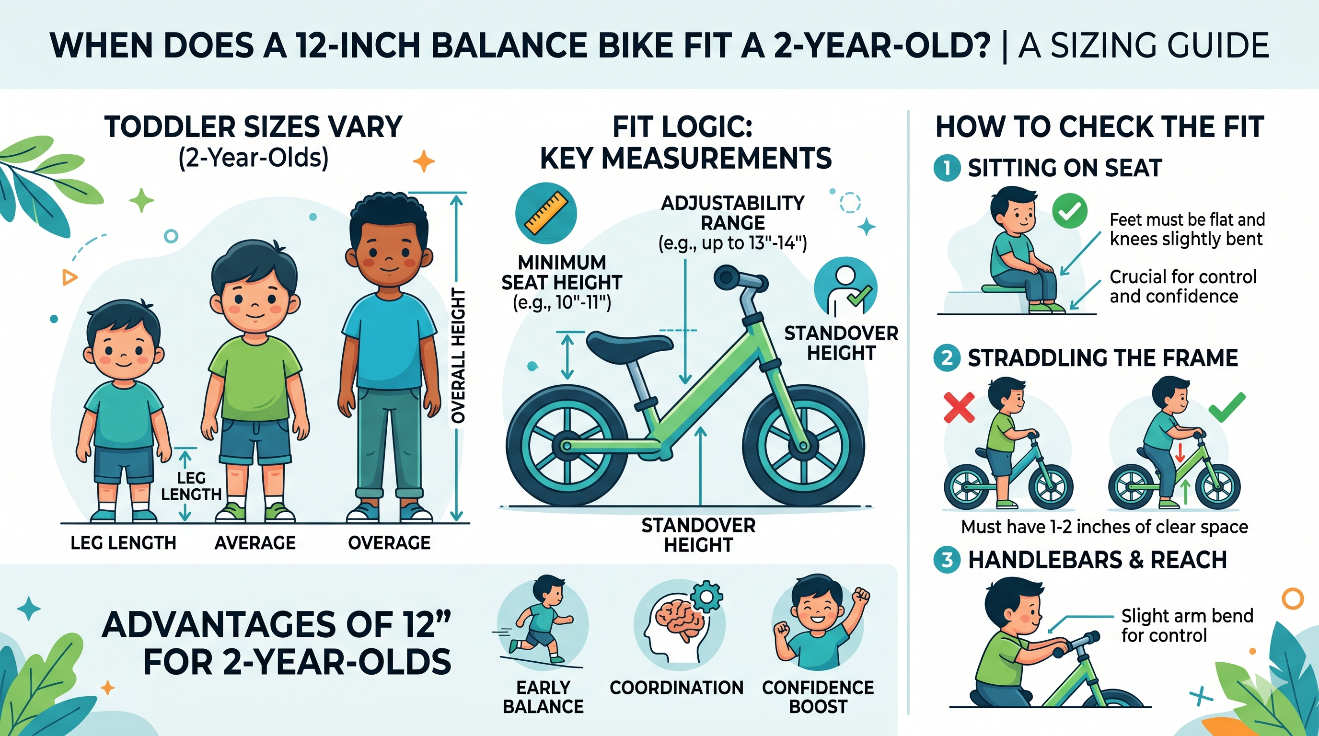 12 inch balance bike for 2 year old