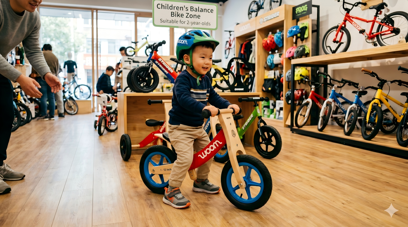 what size balance bike does a 2-year-old need