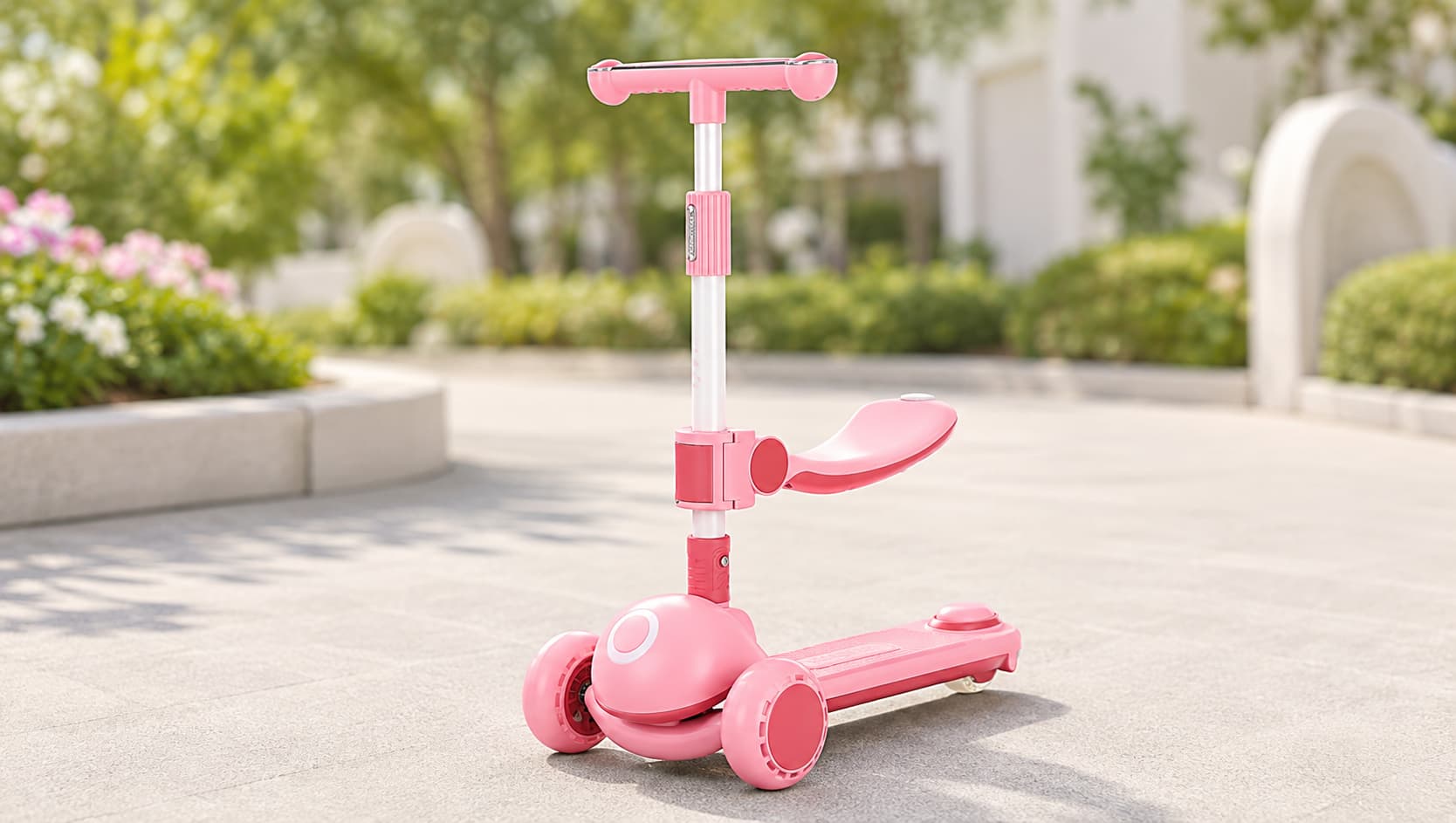 balance bike and scooter